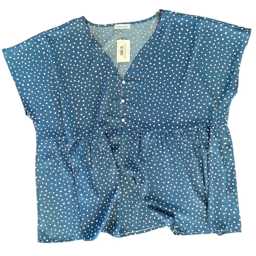 🌼5 for 25🌼 NWT First Love Polk a dot Top Size 3XL